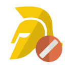 trojan,cancel icon