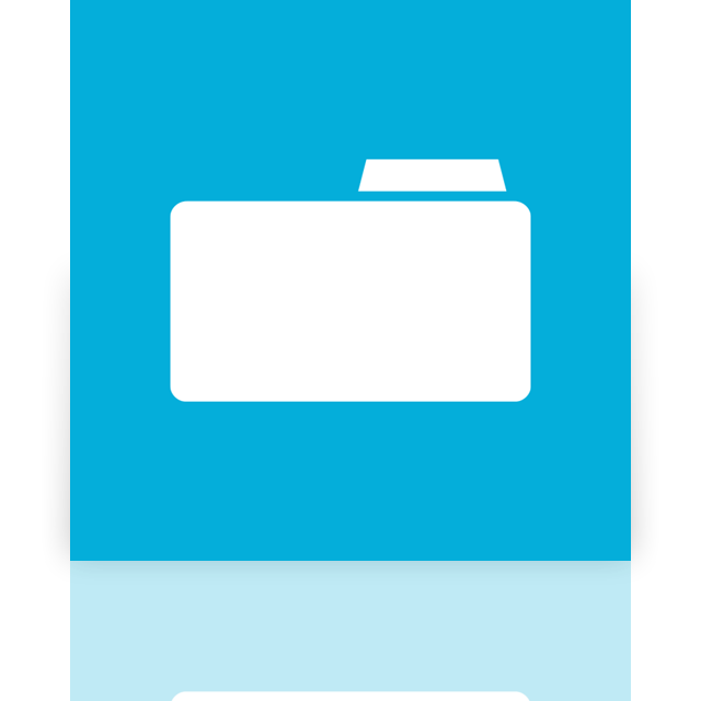 blank,folder,mirror icon