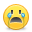 sad, smiley icon