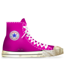 converse,pink,dirty icon