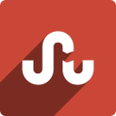 media, shadow, social, square, stumbleupon svg vector icon