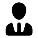 business, man, user svg vector icon