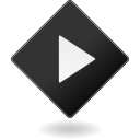 arrow, logo, play, tape svg vector icon