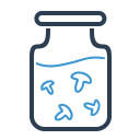 food, fun, ilikeyou, jar, mushrooms, shrooms svg vector icon