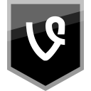 logo, media, social, vine svg vector icon
