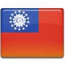 burma,flag,country icon