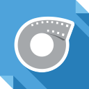 filmow, logo, media, social, social media, square svg vector icon