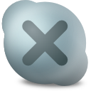 contact, offline, skype icon