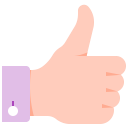 hand, like, tumb, up svg vector icon