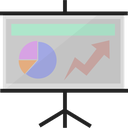 analytics, chart, demo, presentation, report, slides, statistics icon