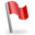 flag, red icon
