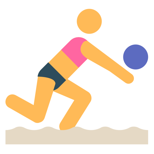 Beach Volleyball svg vector icon