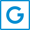 alphabet, google, media, network, social, square svg vector icon
