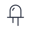 component, electronic, led, technology svg vector icon