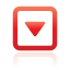down, red, toggle icon