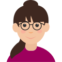 avatar, girl, person, user, woman svg vector icon