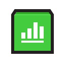 apple, cells, excel, numbers, spreadsheet svg vector icon