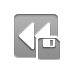 rewind,diskette icon