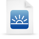blue, document, file, paper icon