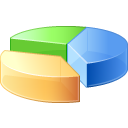 analysis, chart, graph, pie, statistics icon