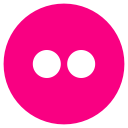 flickr, ico, media, photo add, share, social, social me svg vector icon