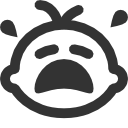 crying,baby icon