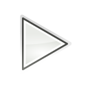 media, playback, start svg vector icon