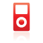 ipod, red icon