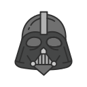 darth sidious, robot, starwars, villain svg vector icon