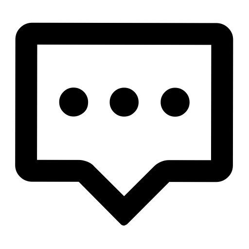 Message svg vector icon