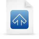 blue, document, file, paper icon