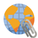 world,attachment icon