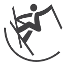 style, halfpipe, olympic, skiing svg vector icon