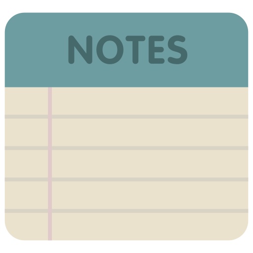 Notes svg vector icon