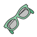 beach, journey, sea side, summer, sun glasses, travel, vacation svg vector icon