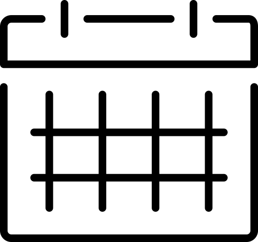 Calendar svg vector icon