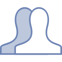 all, facebook, friends svg vector icon
