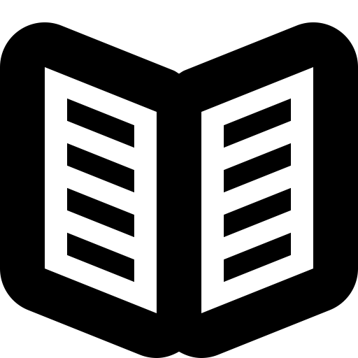 Book Lines svg vector icon