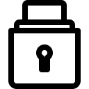app, essential, object, padlock, ui, ux svg vector icon