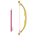 archer, archery, arrow, bow, bow arrow, rpg, weapon svg vector icon
