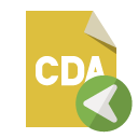 file,format,cda,left icon