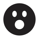 emoji, emotion, hushed, smiley svg vector icon