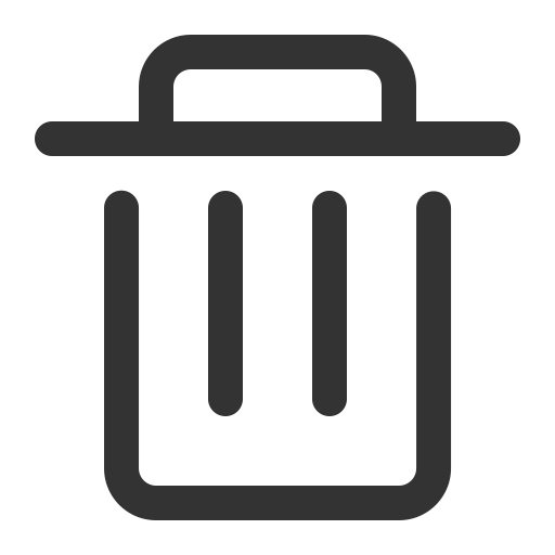 Delete svg vector icon