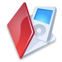 folder,ipod,red icon