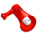 loudspeaker,blog icon
