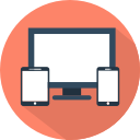 desktop, mobile, mobile-friendly, responsive, tablet svg vector icon