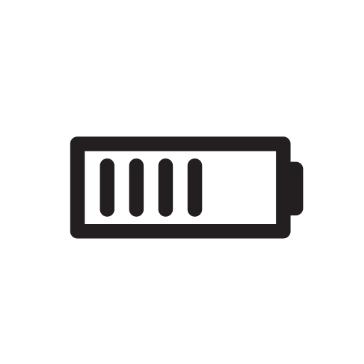 Battery svg vector icon