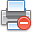 printer,delete,del,remove,print icon