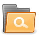 folder, saved, search svg vector icon