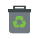 bin, ecology, recyclewaste svg vector icon